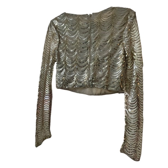 Crystal Doll size Large Juniors' Sequin-Pattern Top & Skirt NWOT - Picture 7 of 11